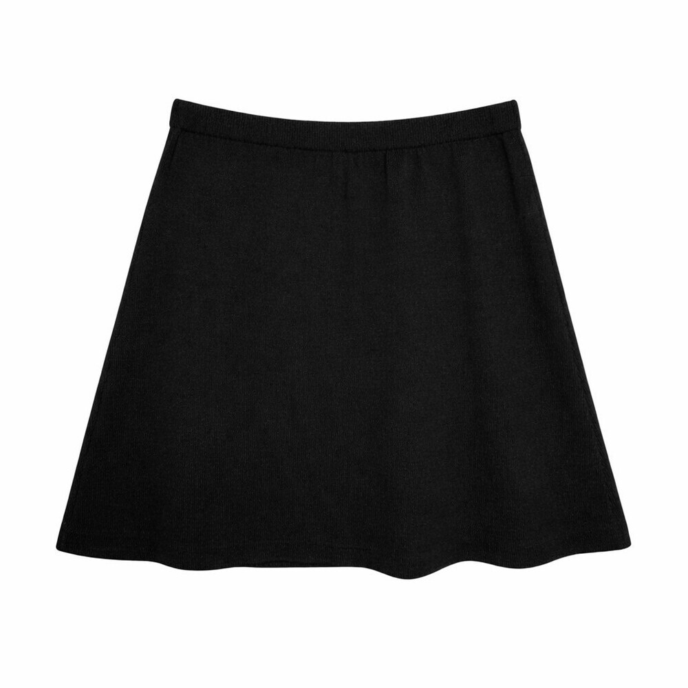 St. John Evening Santana Knit Suit Jacket Skirt Black Gold Frog Closure size 10 - Picture 7 of 14